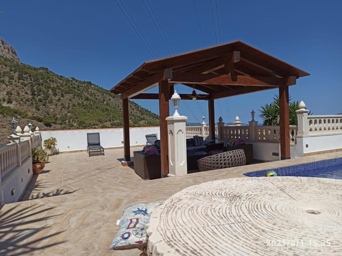 Villa Med Panoramautsikt Med Privat Pool I Calpe, Costa Blanca, Spanien Экстерьер фото