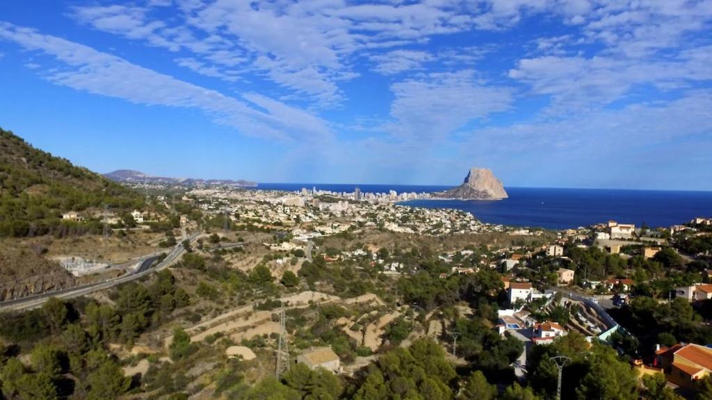 Villa Med Panoramautsikt Med Privat Pool I Calpe, Costa Blanca, Spanien Экстерьер фото