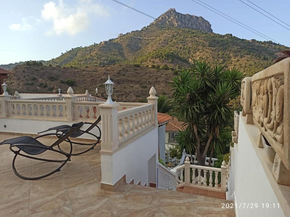 Villa Med Panoramautsikt Med Privat Pool I Calpe, Costa Blanca, Spanien Экстерьер фото